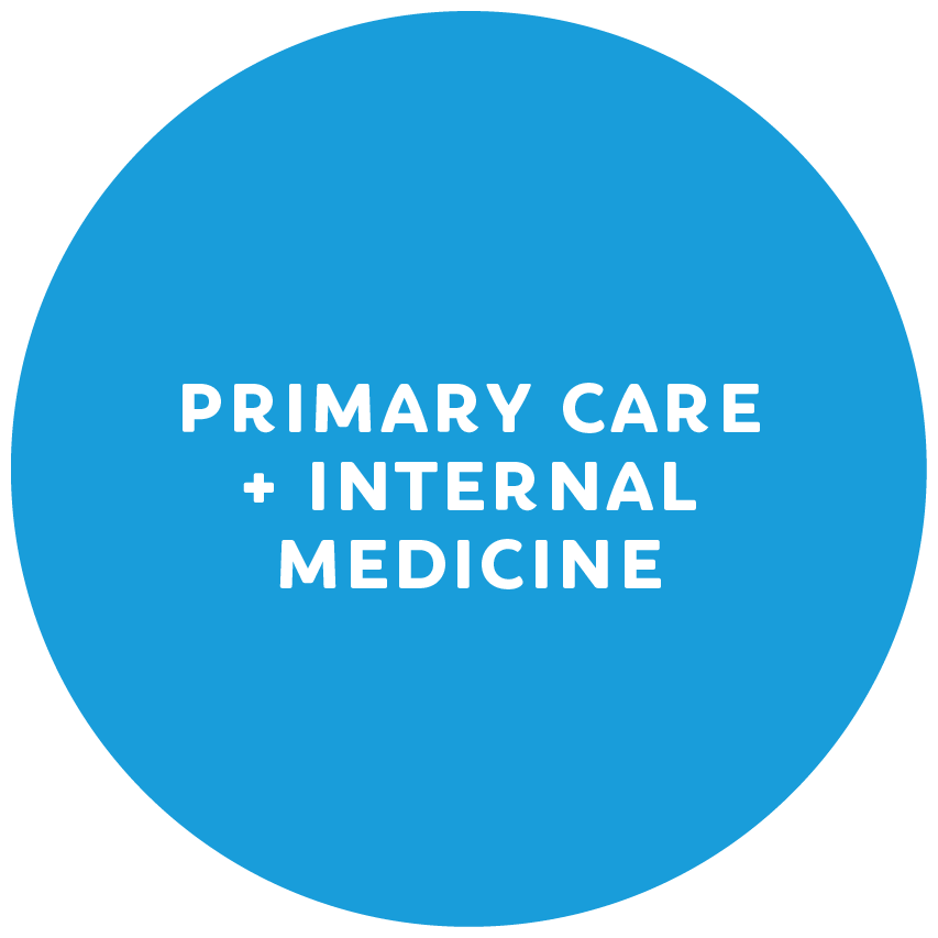 Primary Care and Internal Medicine circle